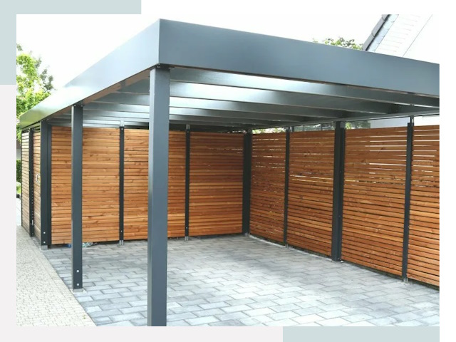 Навесы для парковки в Хабаровске