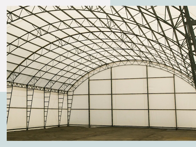 Арочные ангары от 617 руб. в Хабаровск и Хабаровский край