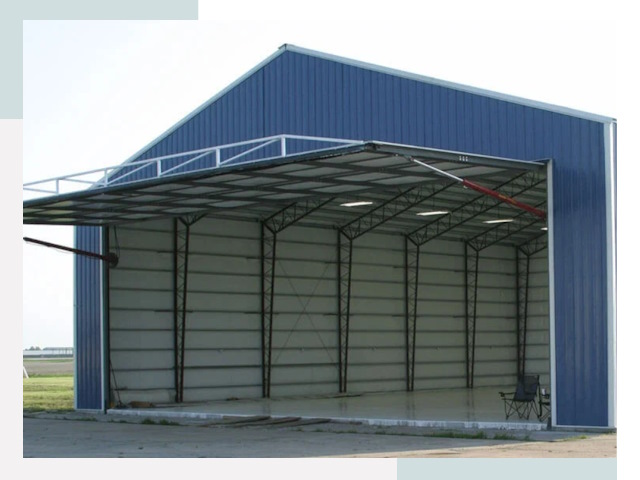 Прямо стенные ангары в Хабаровске