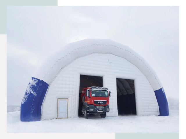 Мобильные ангары в Хабаровске