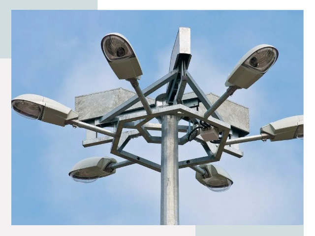 Монтаж осветительных мачт в Хабаровске