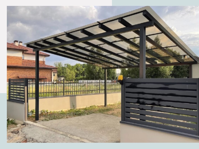 Металлические навесы в Хабаровск от 617 руб. за м²