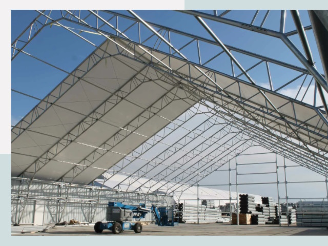 Каркасно-тентовые сооружения от СтальСтрой-Хбр по цене 617 руб.