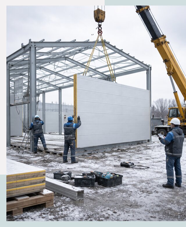 Строительство холодильных складов под ключ в Хабаровске