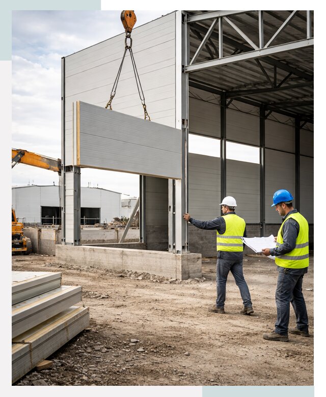 Склад из сэндвич панелей под ключ в Хабаровске от 9774 р. | СтальСтрой-Хбр