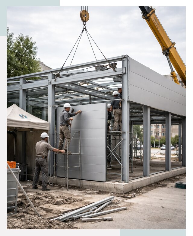 СтальСтрой-Хбр: торговый павильон под ключ в Хабаровске от 36008 р.