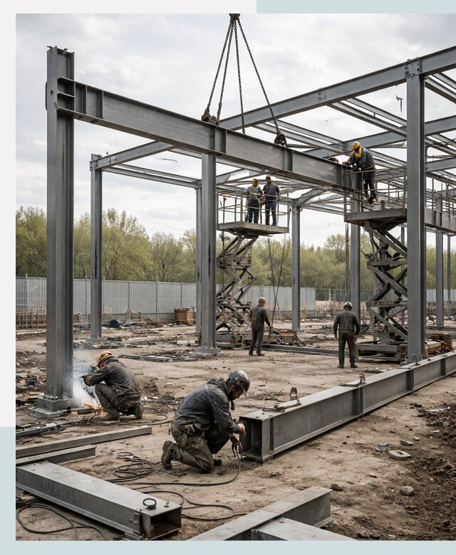 Строительство выставочных павильонов из металлоконструкций в Хабаровске