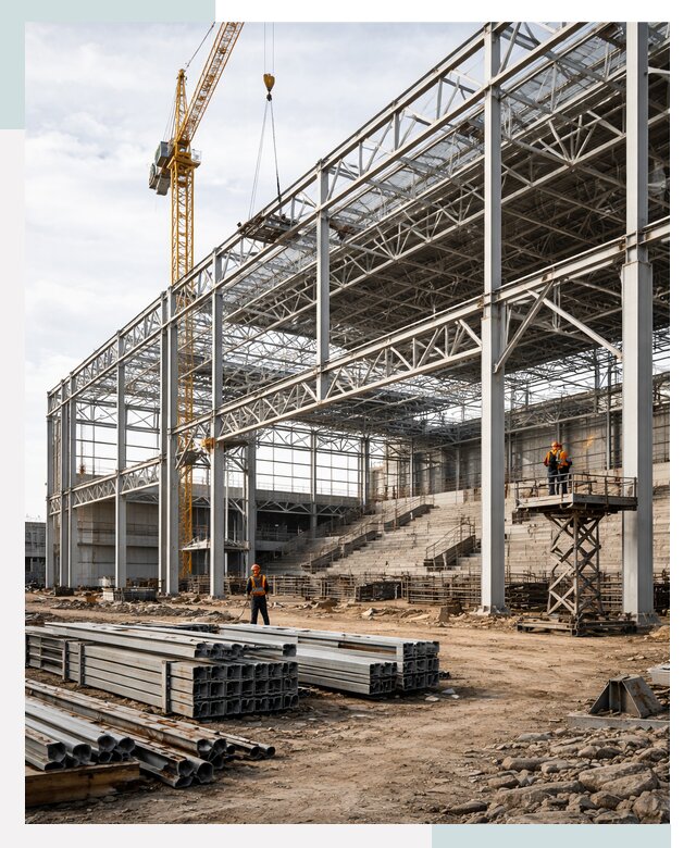 Строительство спортивных комплексов в Хабаровске от 30864 р. | СтальСтрой-Хбр